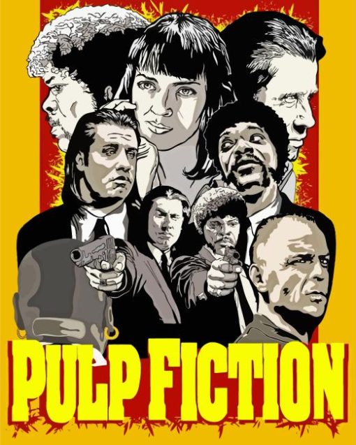 Pulp Fiction Poster Diamond Painting