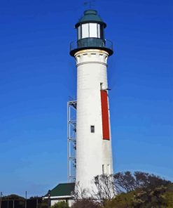 Queenscliff White Lighthouse Diamond art