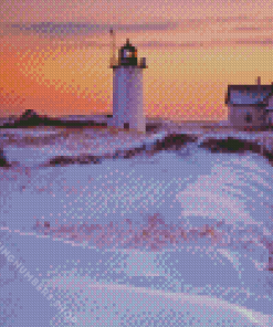 Race Point Lighthouse Diamond Painting