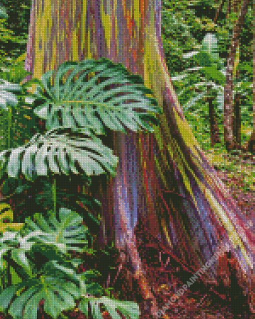 Rainbow Eucalyptus Diamond Painting