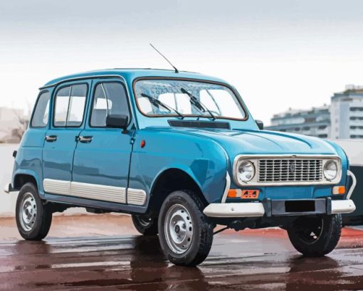 Renault 4 Diamond by numbers