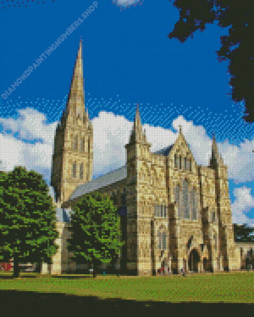 Salisbury Cathedral Diamond Painting