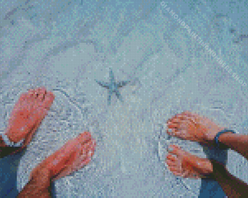 Sea Feet Diamond Painting