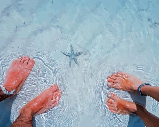 Sea Feet Diamond Painting