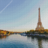 Seine River Eiffel Tower Diamond Paint