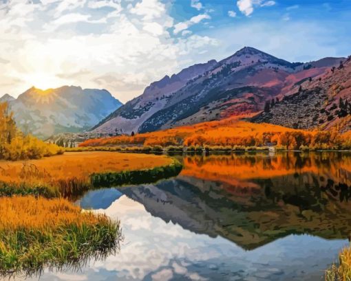 Sierra Mountains Diamond Painting