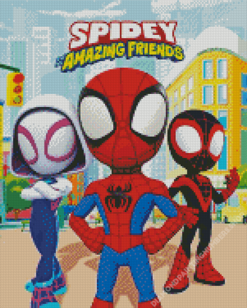 Spidey and His Amazing Friends Diamond Painting