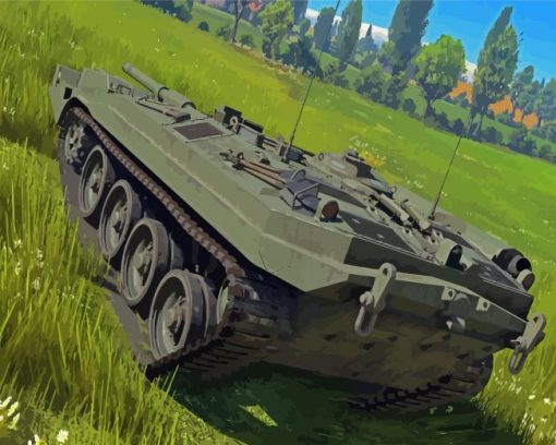 Stridsvagn 103 Diamond Painting