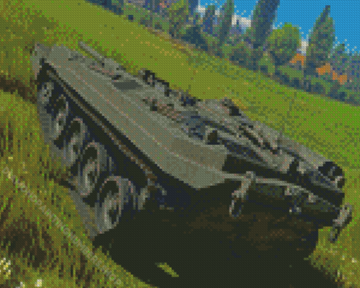 Stridsvagn 103 Diamond Painting