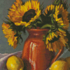 Sunflower and Lemons Diamond Painting