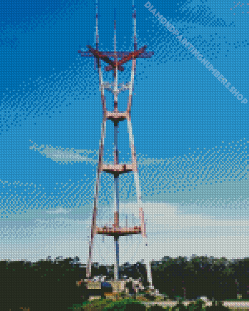 Sutro Tower Diamond Painting