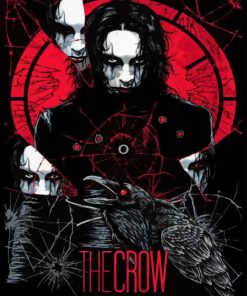 The Crow Film Poster Diamond by numbers