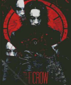 The Crow Film Poster Diamond by numbers