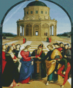 The Marriage of the Virgin Raphael Diamond Painting