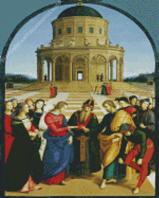 The Marriage of the Virgin Raphael Diamond Painting