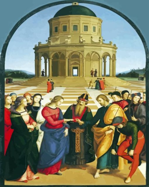 The Marriage of the Virgin Raphael Diamond Painting