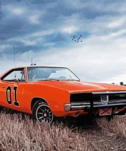 The General Lee Diamond Painting