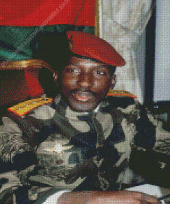 Thomas Sankara Diamond Painting