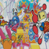 Video Game Bomberman Diamond Painting