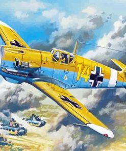 WWII Bf 109 Diamond Painting