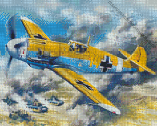 WWII Bf 109 Diamond Painting