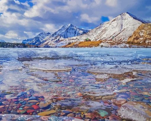 Waterton Lake National Park Diamond art