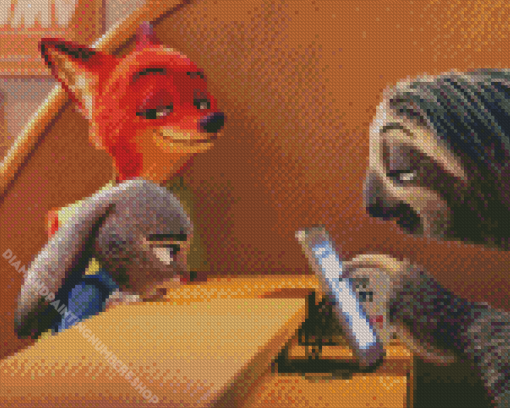 Zootropolis Diamond art