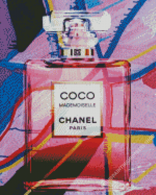 Chanel Bottle Art Diamond Painting