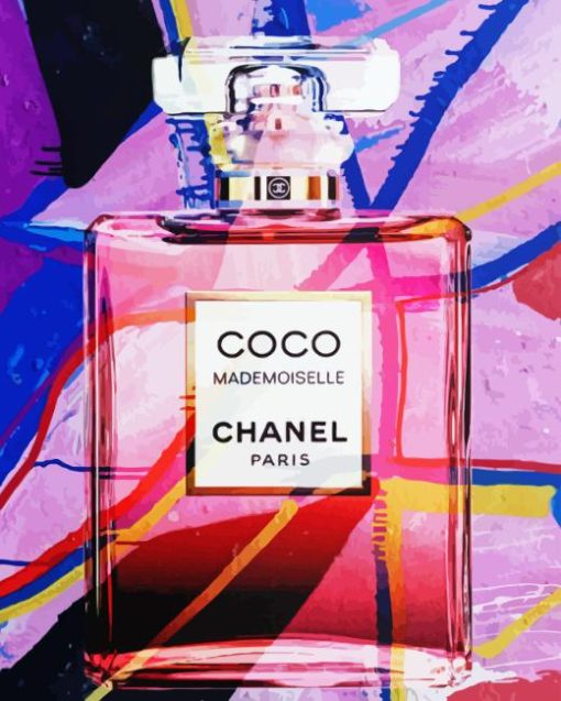 Chanel Bottle Art Diamond Painting