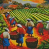 Coffee Farmers Diamond art