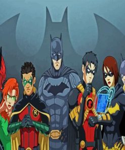 Cool Batfamily Diamond Painting