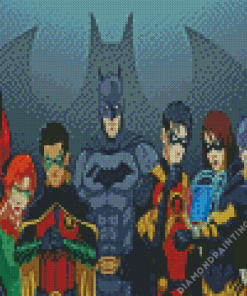 Cool Batfamily Diamond Painting