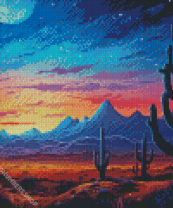 Desert Illustration Diamond Painting