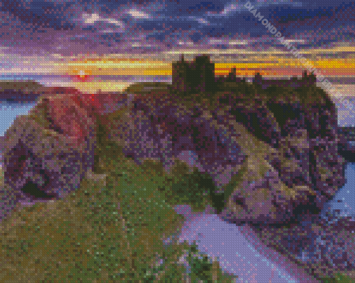 Dunnottar Castle Diamond Painting