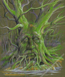 Fantasy Wise Old Tree Diamond Painting