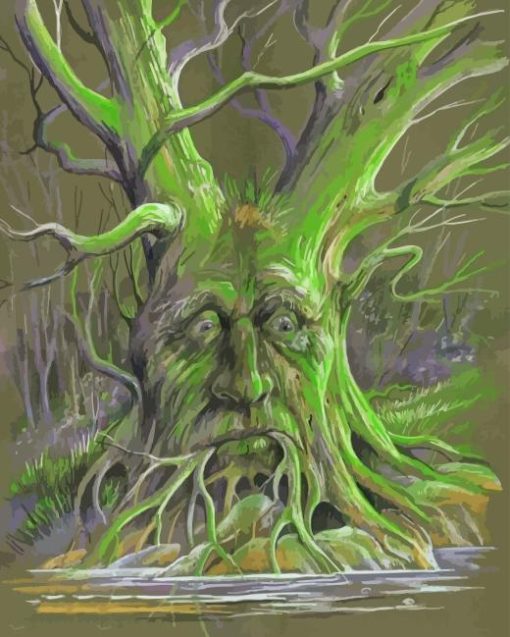 Fantasy Wise Old Tree Diamond Painting