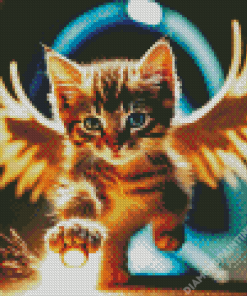 Flying Cat Diamond Painting