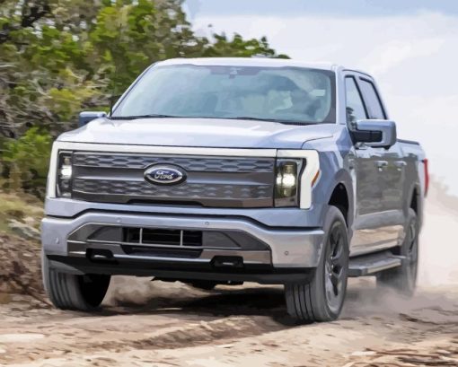 Grey F150 Ford Diamond art