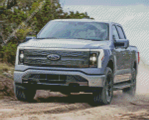 Grey F150 Ford Diamond art