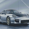 Grey Porsche 911 G2 Diamond Painting