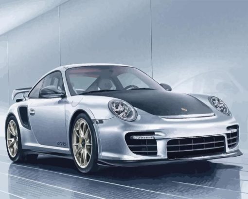 Grey Porsche 911 G2 Diamond Painting