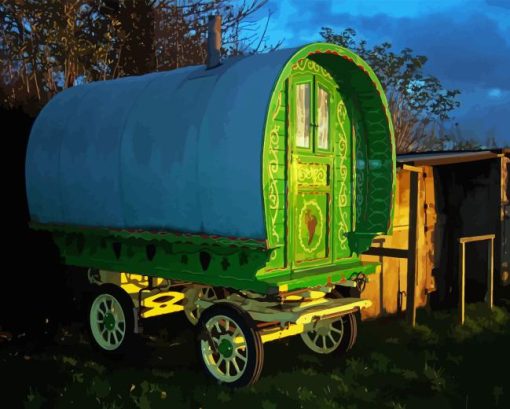 Gypsy Wagon Diamond by numbers