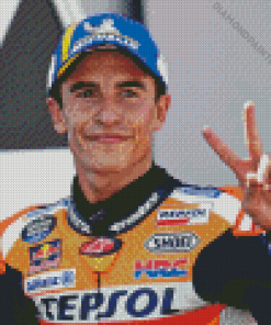 Marc Marquez Diamond Painting