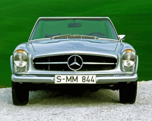 Mercedes 200 Sl Diamond Painting