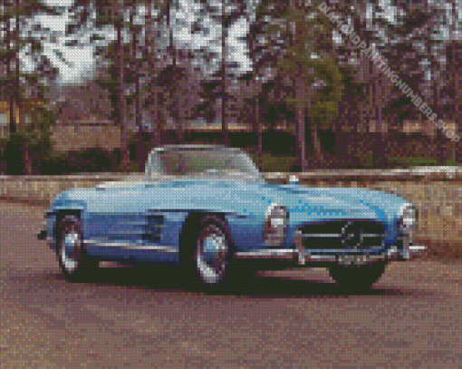 Mercedes 300sl Diamond Painting