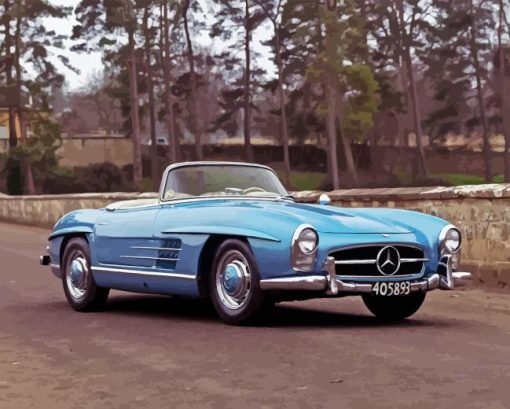 Mercedes 300sl Diamond Painting