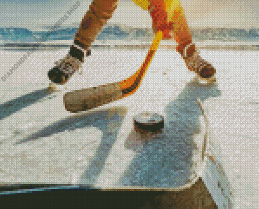 Pond Hockey Diamond Painting