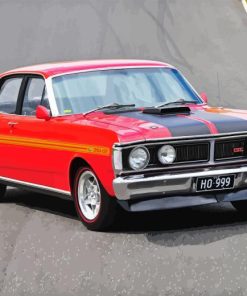 Red Ford XY Falcon Diamond Painting