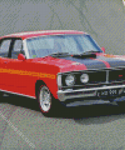 Red Ford XY Falcon Diamond Painting