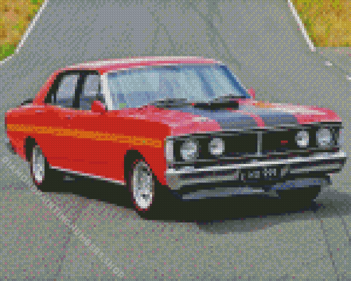 Red Ford XY Falcon Diamond Painting